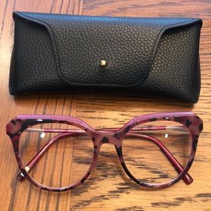 Pink and tortoise shell SEE glasses